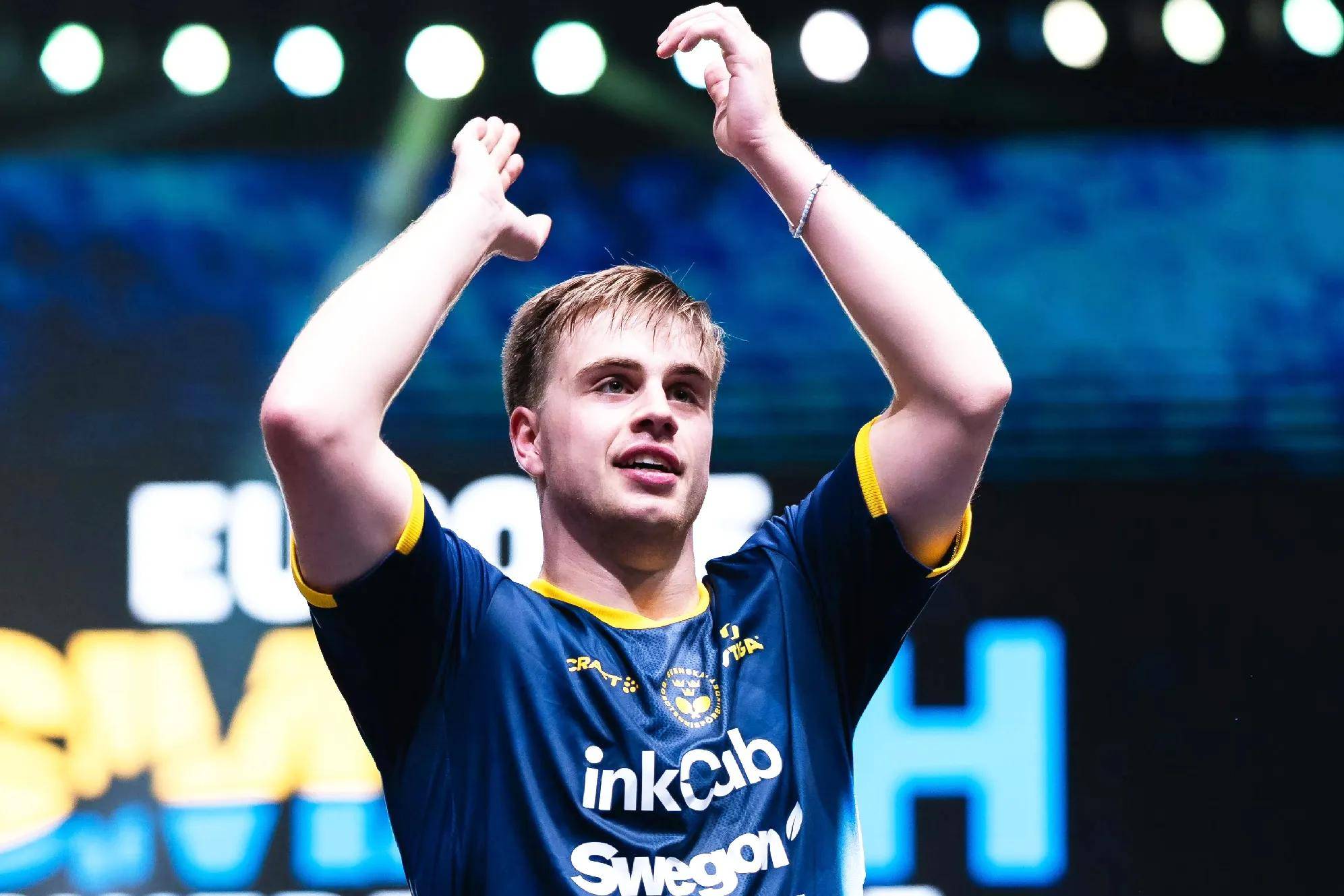 -瑞典选手战胜强敌，赢得赛场掌声